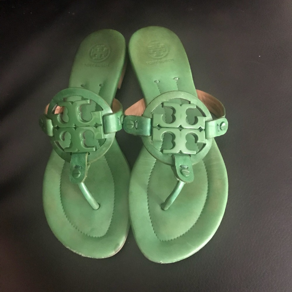 SOLD Tory Burch Miller 2 in green garden